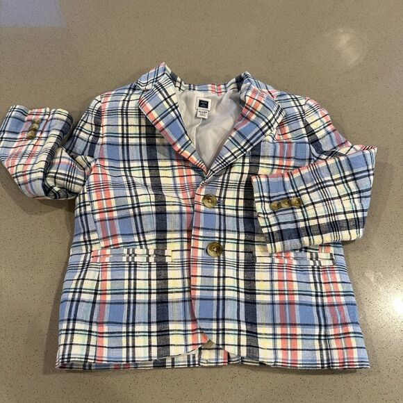 Janie and Jack Other - Janie & Jack Boy Plaid Blazer Jacket size 18-24 months Like new!